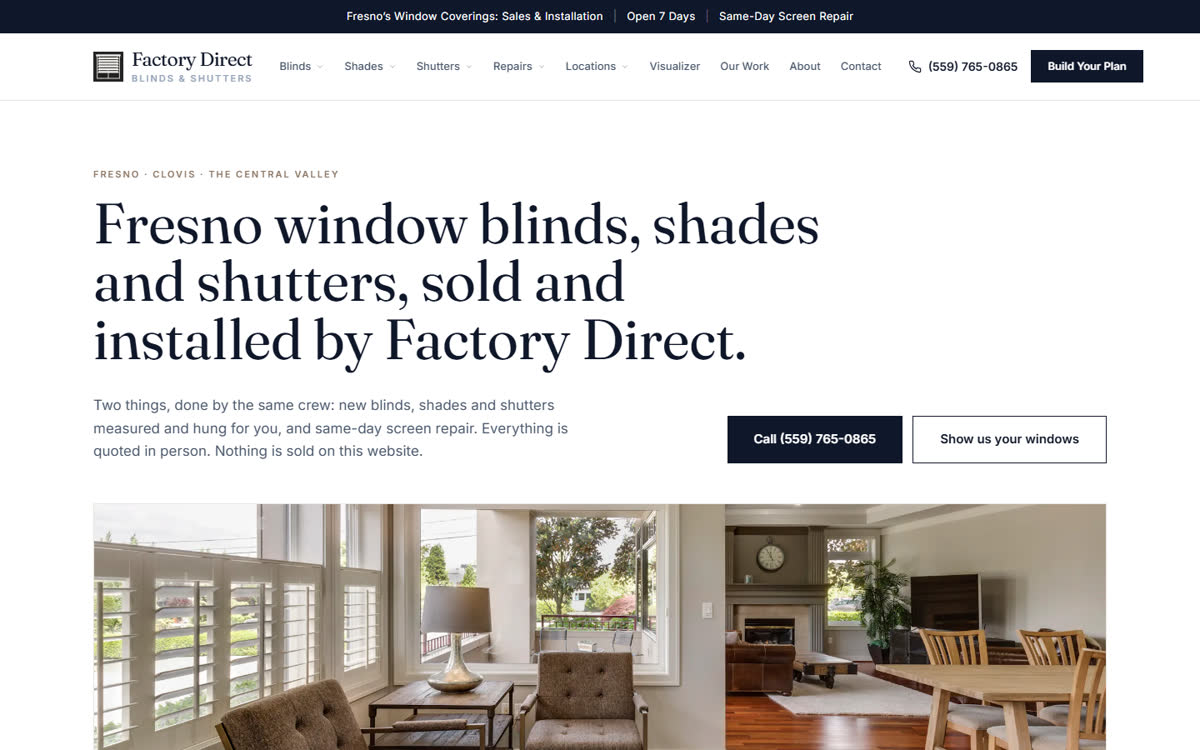 Get Factory Direct website